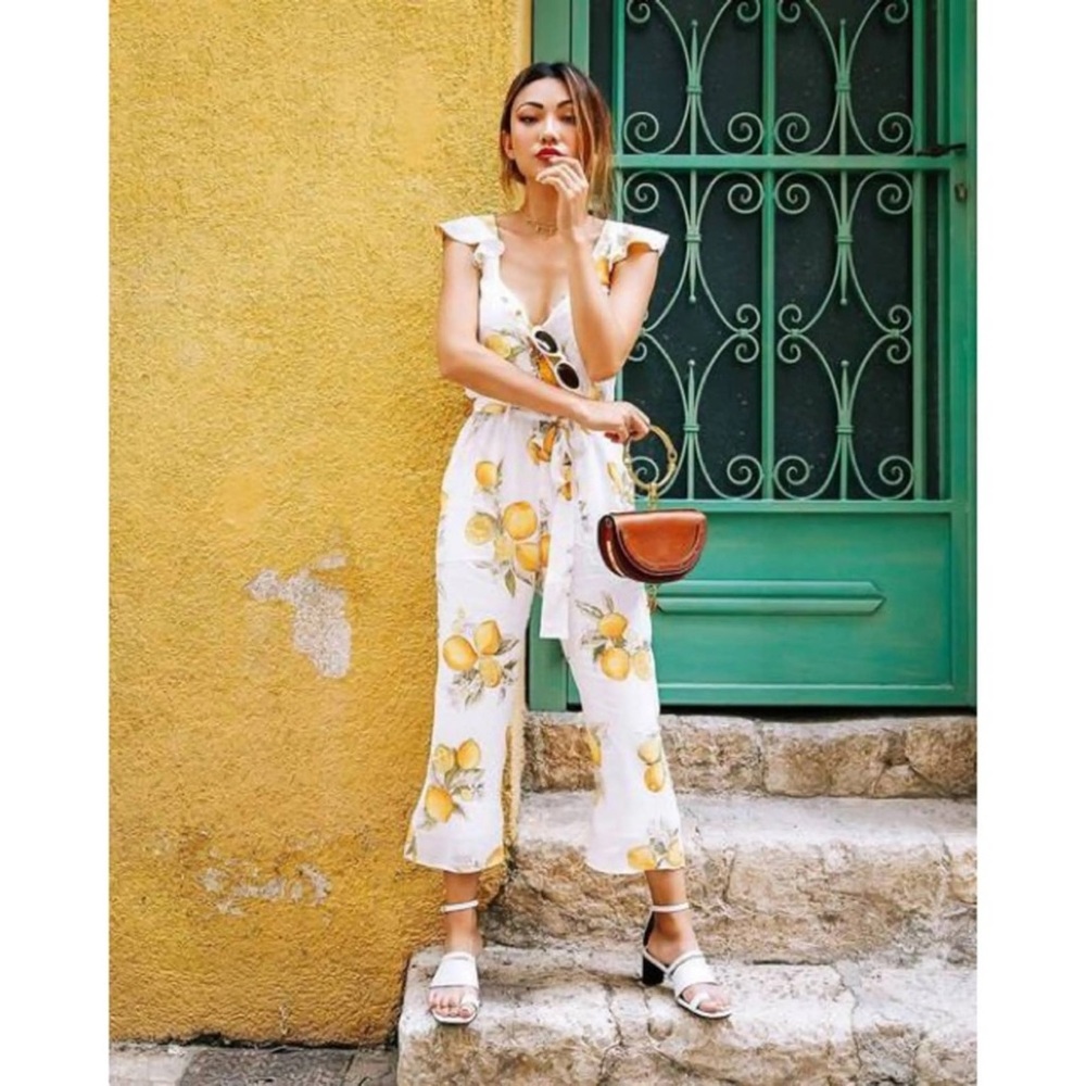 For Love & Lemons Lemon Jumpsuit
